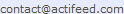 adresse e-mail de ACTIFEED